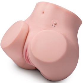 XISE - MASTURBADOR VIBRANTE REALÍSTICO OLGA PARA VAGINA E ÂNUS MULTIPOSIÇÕES