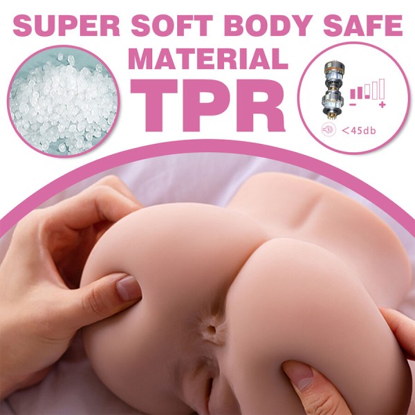 XISE - CONNIE BACK VAGINA MULTIPOSIÇÃO REALÍSTICA E MASTURBADOR DE ÂNUS COM VIBRAÇÃO