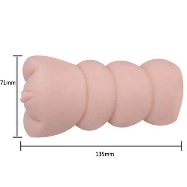 LOUCO BULL - MASTURBADOR DE PELE DE ÁGUA VAGINA MODELO 3