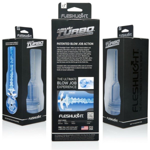FLESHLIGHT - TURBO PUSH ICE AZUL