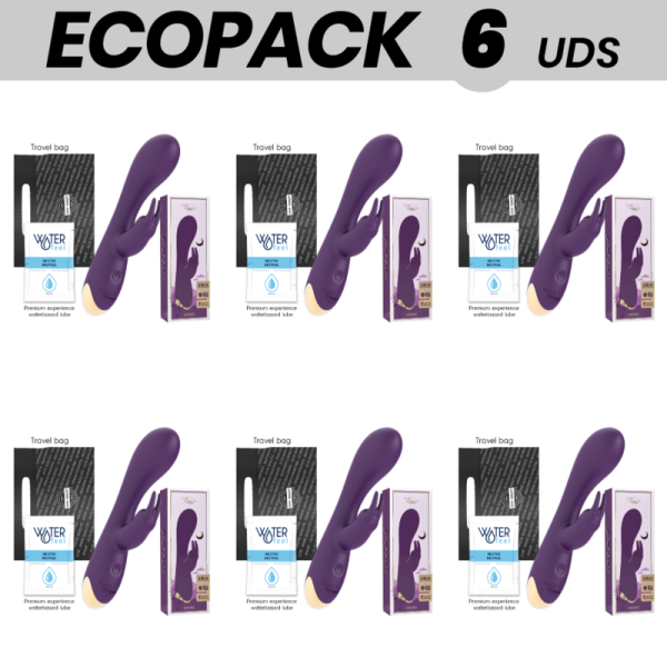 ECOPACK 6 UNIDADES - VIBRADOR TREASURE LAURENCE COELHO COMPATÍVEL COM TECNOLOGIA WATCHME WIRELESS