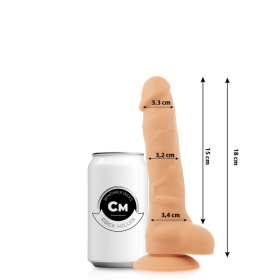 COCK MILLER - DILDO DE SILICONE DE DENSIDADE REALÍSTICA CARNE ARTICULÁVEL 18 CM