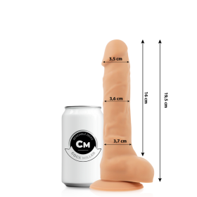 COCK MILLER - DILDO DE CARNE ARTICULÁVEL DE DENSIDADE DE SILICONE REALISTA 19,5 CM