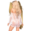 PENTHOUSE - LIP SMACKER BABYDOLL BRANCO L/XL PENTHOUSE BABYDOLL
