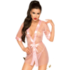 PENTHOUSE - MINUIT MIRAGE PINK BATHROBE S/L PENTHOUSE BANHEIROS