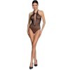PASSION - FEMME BS088 BODYSTOCKING NOIR TAILLE UNIQUE PASSION WOMAN