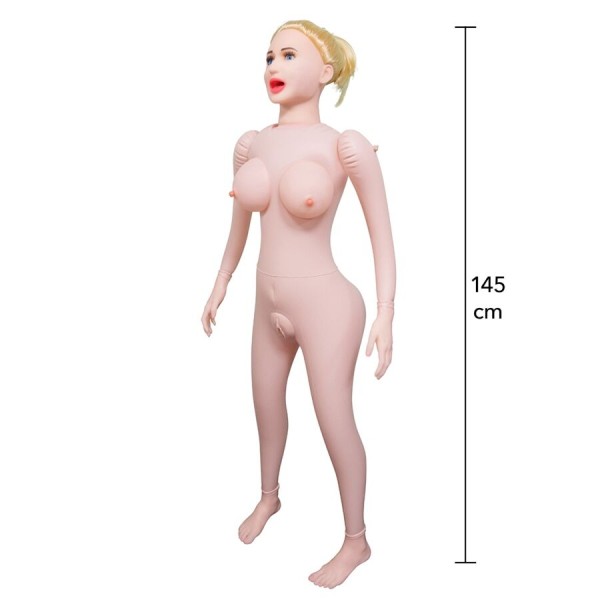 HIDDEN DESIRE - LUSTY LOLA POUPÉE GONFLABLE 145 CM
