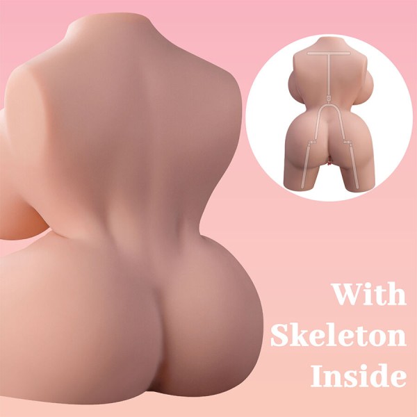 XISE - FRIEDA TORSO FEMININO REALISTA COM VIBRAÇÃO 36 CM