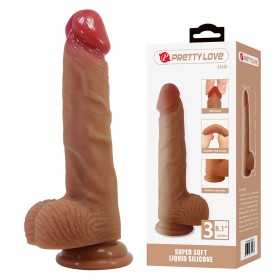 BONITO AMOR - DILDO REALÍSTICO LISLE COM VENTOSA 20,6 CM -Ø- 4,2 CM