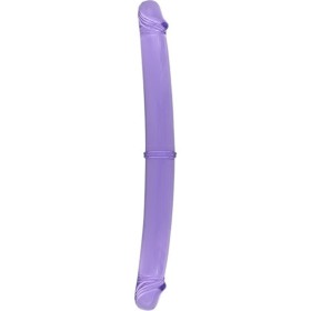 SETE CRIAÇÕES - PÊNIS DUPLO 30 CM ROXO