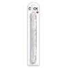 KING COCK - DOUBLE TROUBLE DOUBLE DILDO 46 CM TRANSPARENTE