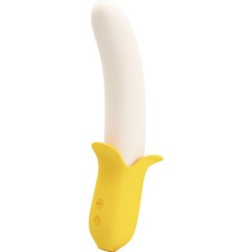 PRETTY LOVE - BANANA GEEK SUPER POWER 7 VIBRATIONS UP&DOWN SILICONE NOIR PRETTY LOVE