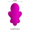 PRETTY LOVE - VIBRADOR DUPLO STRAP-ON VALERIE 12 VIBRAÇÕES ROXO PRETTY LOVE