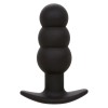CALEXOTICS - ROCK BOTTOM BEADED ANAL PLUG 10 VIBRAÇÕES SILICONE PRETO