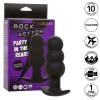 CALEXOTICS - ROCK BOTTOM BEADED ANAL PLUG 10 VIBRAÇÕES SILICONE PRETO