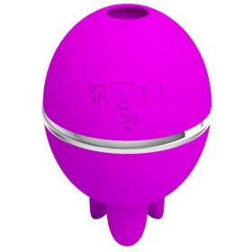 BONITO AMOR - VIBRADOR DE SILICONE GEMINI BALL VIOLETA REDONDO BONITO AMOR FLIRTAÇÃO