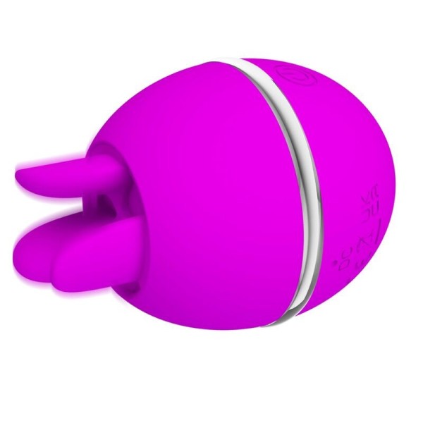 PRETTY LOVE - VIBRATEUR ROND EN SILICONE GEMINI BALL VIOLET PRETTY LOVE FLIRTATION