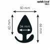ADDICTED TOYS - PLUG ANAL TAILLE M 6,6 CM