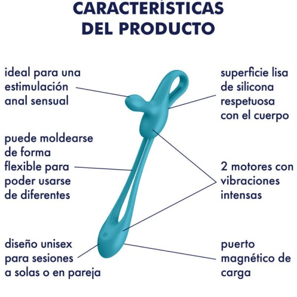 SATISFYER - PLUG & PLAY 1 MULTIVIBRATEUR FLEXIBLE SATISFYER RING