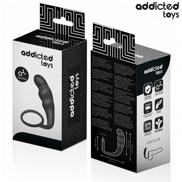 ADDICTED TOYS - PLUG ANAL AVEC ANNEAU MODÈLE 4