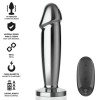 INTENSE - PLUG ANAL 10 VIBRATIONS GODE MÉTALLIQUE AVEC TÉLÉCOMMANDE S