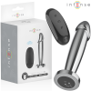 INTENSE - PLUG ANAL 10 VIBRATIONS GODE MÉTALLIQUE AVEC TÉLÉCOMMANDE M