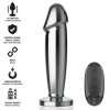 INTENSE - PLUG ANAL 10 VIBRATIONS GODE MÉTALLIQUE AVEC TÉLÉCOMMANDE M