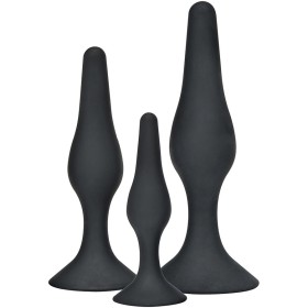 TOYJOY - Plug anal CURVY COMPANIONS 3 pièces Noir