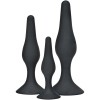 TOYJOY - Plug anal CURVY COMPANIONS 3 pièces Noir