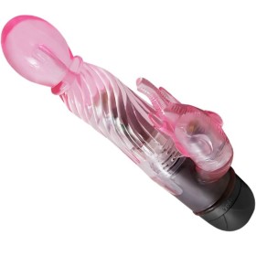 BAILE - OFERECE-LHE UMA TIPO DE VIBRADOR AMANTE COM COELHO ROSA 10 MODOS