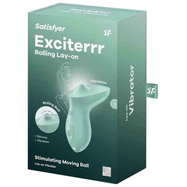SATISFYER - VIBRADOR EXCITERRR PARA COLOCAR NO CLITÓRIS MINT SATISFYER VIBRADOR