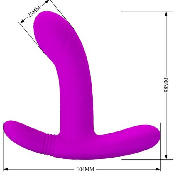 BONITO AMOR - GERI CLITORIS MASSAGER ROSA CONTROLE REMOTO