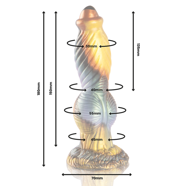 EPIC - PHOENIX DILDO LA RÉSURGENCE DU PLAISIR TÉLÉCOMMANDE RECHARGEABLE