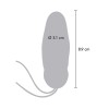 TOYJOY - HAPPINESS MY ORGASM EGGSPLODE VIBRATEUR VIOLET TÉLÉCOMMANDE