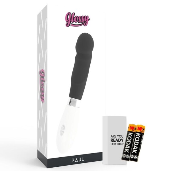 GLOSSY - VIBRATEUR PAUL NOIR GLOSSY - Vibromasseurs Point G