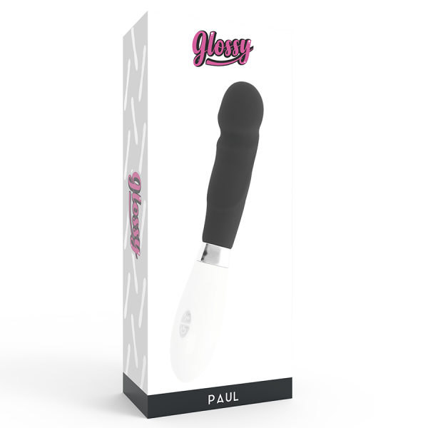 GLOSSY - VIBRATEUR PAUL NOIR GLOSSY - Vibromasseurs Point G