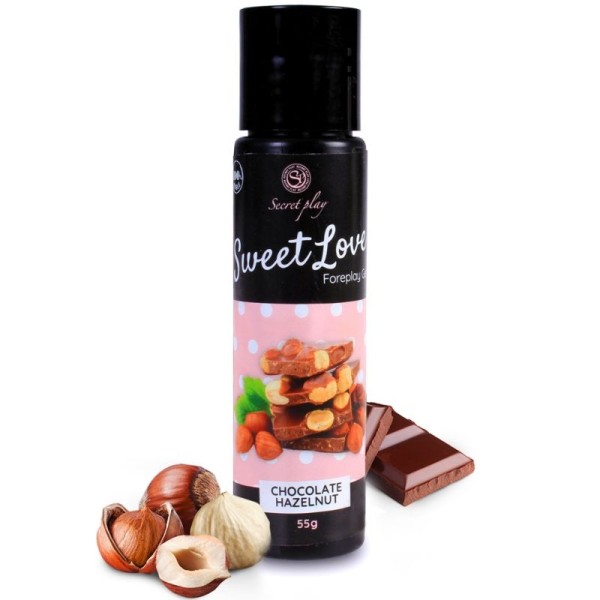 SECRETPLAY - GEL DE AVELÃ DE CHOCOLATE DOCE AMOR 60 ML
