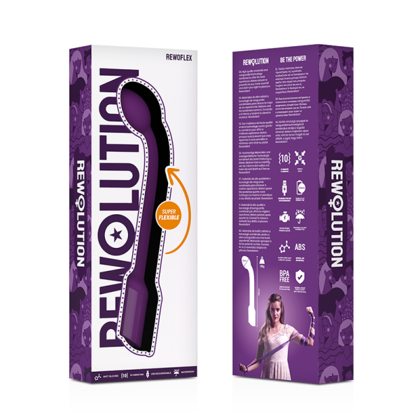 REWOLUTION - REWOFLEX VIBRATEUR STIMULATEUR DE POINT G FLEXIBLE REWOLUTION