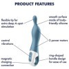SATISFYER - VIBRATEUR AMAZING 1 ASPOT BLEU SATISFYER VIBRATOR