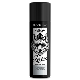 BLACK HOLE - REPARO ANAL RELAX À BASE DE ÁGUA COM HIALURON 100 ML