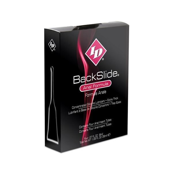 ID BACKSLIDE - INSERT ANAL 4 TUBES 8ML