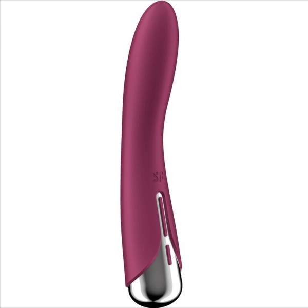 SATISFYER - SPINNING VIBE 1 VIBRATEUR ROTATEUR G-SPOT ROUGE SATISFYER VIBRATOR