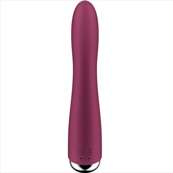SATISFYER - SPINNING VIBE 1 VIBRATEUR ROTATEUR G-SPOT ROUGE SATISFYER VIBRATOR