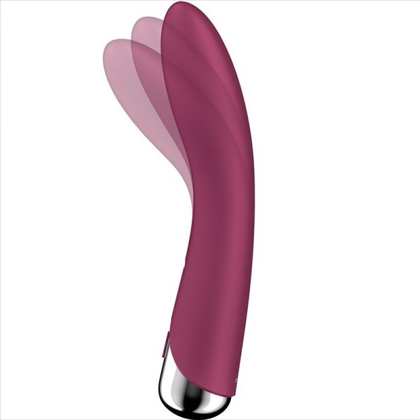 SATISFYER - SPINNING VIBE 1 VIBRATEUR ROTATEUR G-SPOT ROUGE SATISFYER VIBRATOR