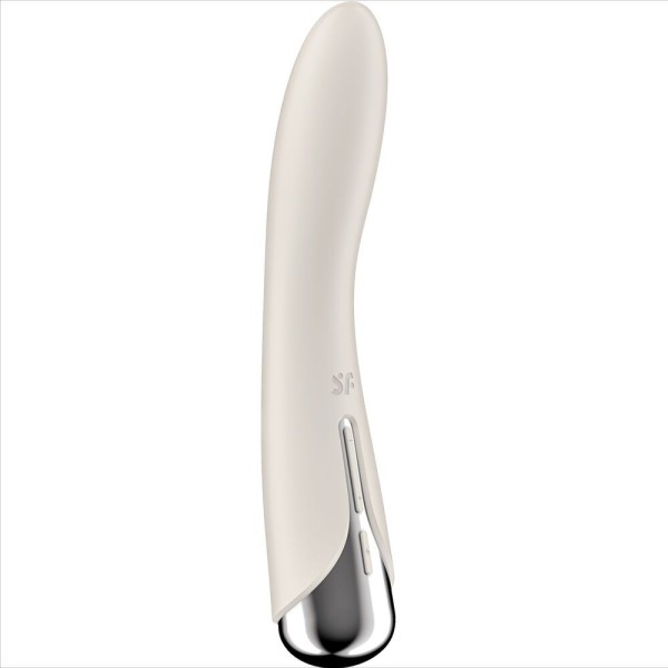 SATISFYER - VIBRATEUR ROTATEUR SPINNING VIBE 1 G-SPOT BEIGE SATISFYER VIBRATOR