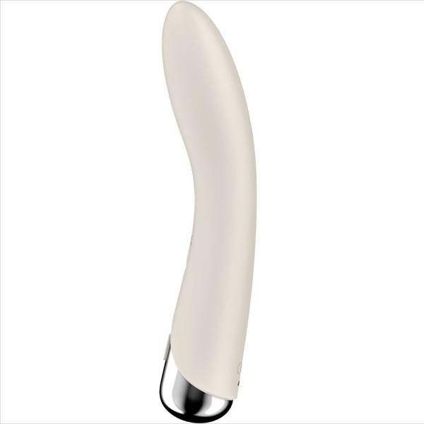 SATISFYER - VIBRADOR SPINNING 1 PUNTO G BEIGE VIBRADOR ROTADOR SA