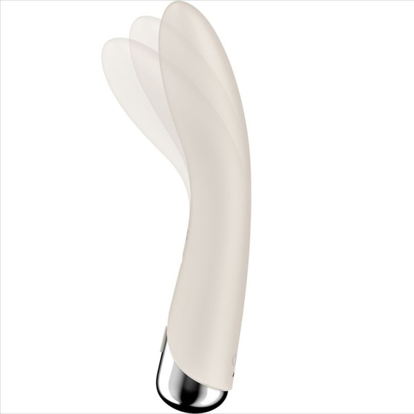 SATISFYER - VIBRADOR SPINNING 1 PUNTO G BEIGE VIBRADOR ROTADOR SA