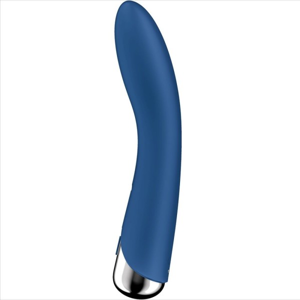 SATISFYER - VIBRATEUR ROTATEUR BLEU SPINNING VIBE 1 G-SPOT SATISFYER VIBRATOR