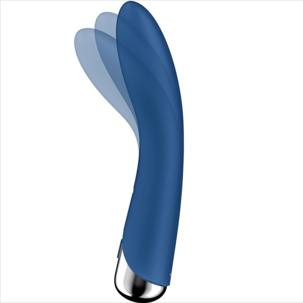 SATISFYER - VIBRATEUR ROTATEUR BLEU SPINNING VIBE 1 G-SPOT SATISFYER VIBRATOR