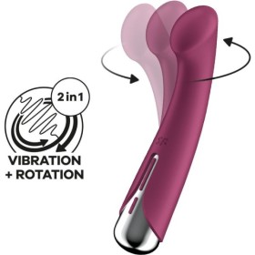 SATISFYER - SPINNING G-SPORT 1 VIBRADOR ROTADOR ROJO VIBRADOR SAT